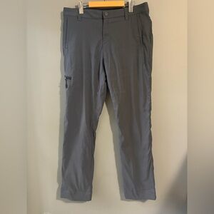 Wind river size 12x32 Men's fleece lined Gray fuzzy warm hiking winter pants